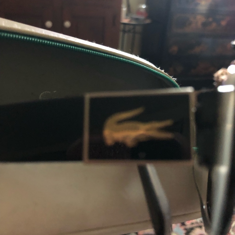 Lacoste Black and Silver Belt